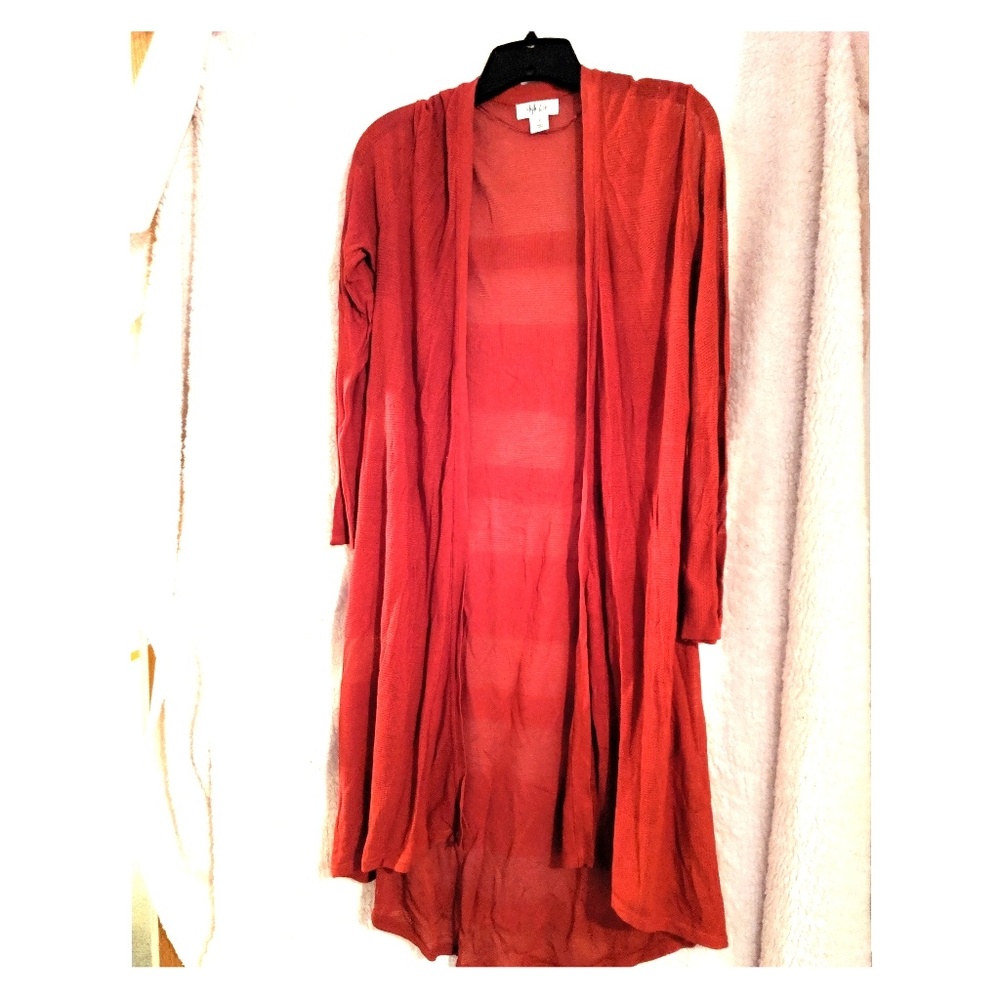 Macy's style & co.long lightweight cardigan